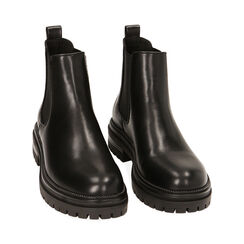Stivaletti Chelsea neri, tacco 4 cm, Primadonna, 220605939EPNERO036, 002 preview