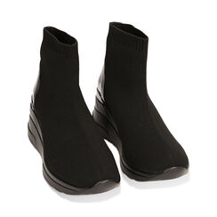 CALZATURA SLIP ON TESSUTO NERO, Primadonna, 222850944TSNERO035, 002 preview