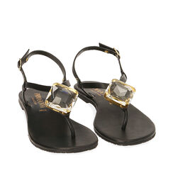 ZAPATOS FLAT PIEL NERO, Primadonna, 19A907753PENERO035, 002a
