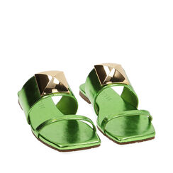 ZAPATOS FLAT LAMINADO VERD, 194952505LMVERD036, 002a
