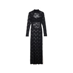 Vestito nero da donna in pizzo, Primadonna, 26C925025TSNEROL, 001a