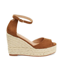 Cuñas de mujer coñac en microfibra, Primadonna, 254981950MFCOGN035, 001a