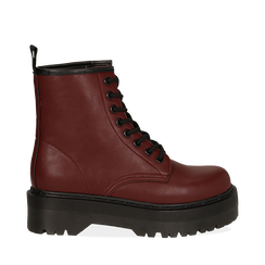 Anfibi platform bordeaux, Primadonna, 162800001EPBORD035, 001a