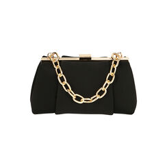 Mini bag nera in tessuto, Primadonna, 215124050LYNEROUNI, 001 preview