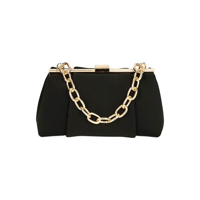 Mini bag nera in tessuto, Primadonna, 215124050LYNEROUNI
