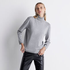 Maglia grigia collo alto, Primadonna, 22U423642TSGRIGL, 003 preview