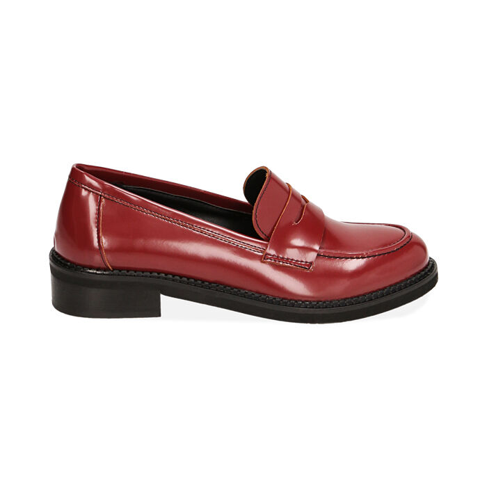 Mocasines burdeos outlet
