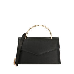 BAG MINI BAG SATIN NERO, Primadonna, 215102305RSNEROUNI, 001a