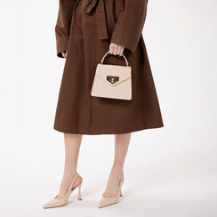 Mini bolso beige con bandolera removible, Bolsos, 275126728VEBEIGUNI, 002 preview