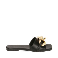 ZAPATOS FLAT ECO-PIEL NERO, 194952502EPNERO036, 001a