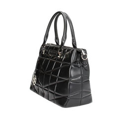 Borsa a mano nera trapuntata, Primadonna, 24D908328EPNEROUNI, 002a