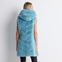 Cappotto smanicato celeste, Primadonna, 22B420543FUCELEM, 002 preview