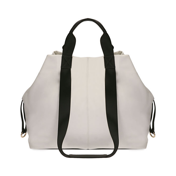BOLSO GRANDE BLANCO PERLAS - Mi cliche