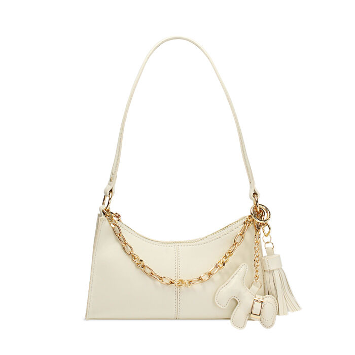 Mini sac cr&egrave;me avec bandouli&egrave;re non amovible, Primadonna, 26D519928EPPANNUNI