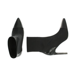 Ankle boots neri in lycra, tacco 10 cm , Primadonna, 202137906LYNERO035, 003 preview