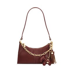 Mini bag bordeaux con ciondoli, Primadonna, 26D519928EPBORDUNI, 001 preview