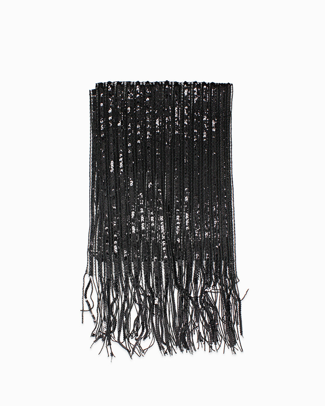 Pashmina con paillettes nera