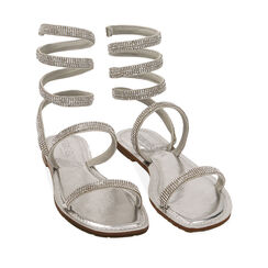 WOMEN SHOES FLAT LAMINATED ARGE, Primadonna, 214986601LMARGE039, 002a