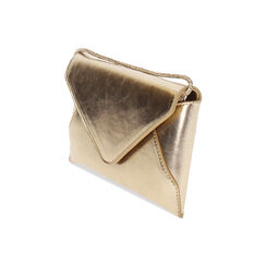 Pochette donna a oro in laminato con tracolla in pietre, Primadonna, 255124695LPOROGUNI, 003 preview