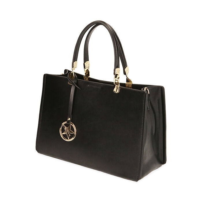 Borsa a mano donna nera quadrata | Primadonna Collection