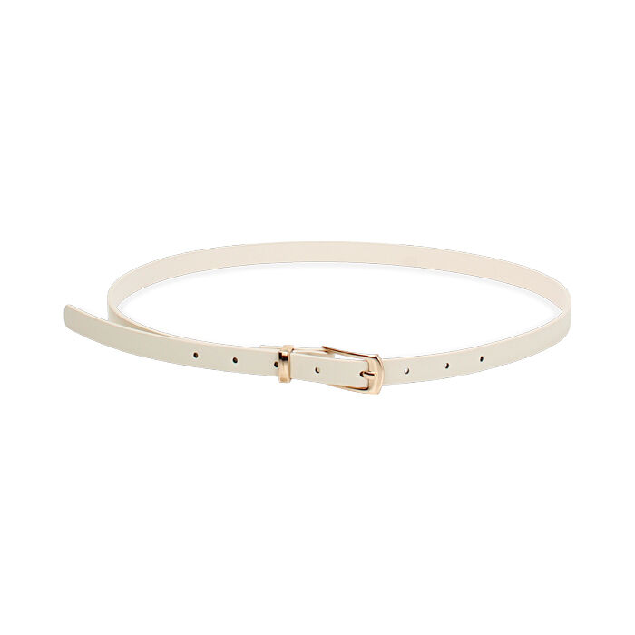 Cintura donna panna stretta, Primadonna, 25B413456EPPANNUNI