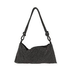 Mini bag nera rete strass, ULTIME OCCASIONI, 205124799MTNEROUNI, 003 preview