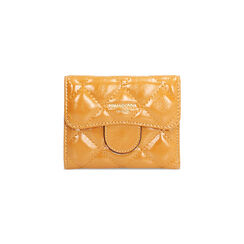 Portefeuille brillant ocre avec détails élégants, Primadonna, 265702429EUOCRAUNI, 001 preview