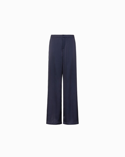VETEMENTS PANTALON TISSU BLUE, BLUE