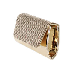 Pochette donna oro a specchio con pietre, Primadonna, 255102426SROROGUNI, 003 preview