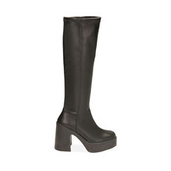 Cuissardes chunky noires, talon 10,5 cm , Special Price, 20F999019EPNERO037, 001a
