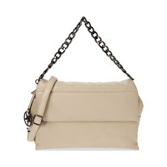 Borsa a spalla padded panna, Primadonna, 225700451EPPANNUNI, 001 preview