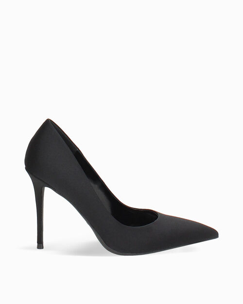 D&eacute;collet&eacute; negras tac&oacute;n 10 cm, BLACK