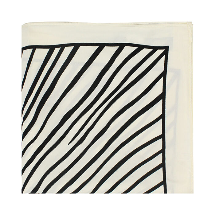 Foulard da donna bianco-nero, Primadonna, 25B462302TSBINEUNI