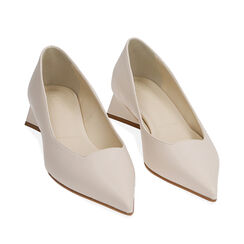 Décolleté panna, tacco 4 cm , Primadonna, 19M808320EPPANN035, 002a
