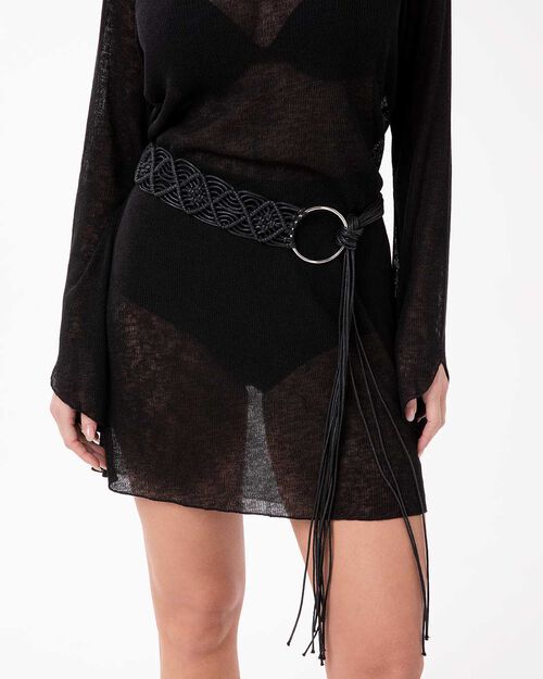 ACCESSOIRES TAILLE TISSU NERO, BLACK