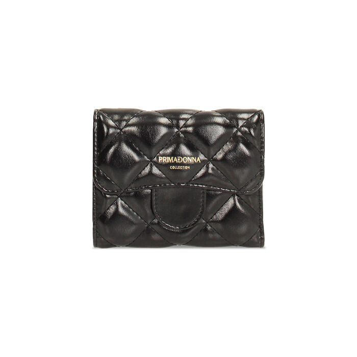 Portefeuille noir brillant avec détails élégants, Primadonna, 265702429EUNEROUNI