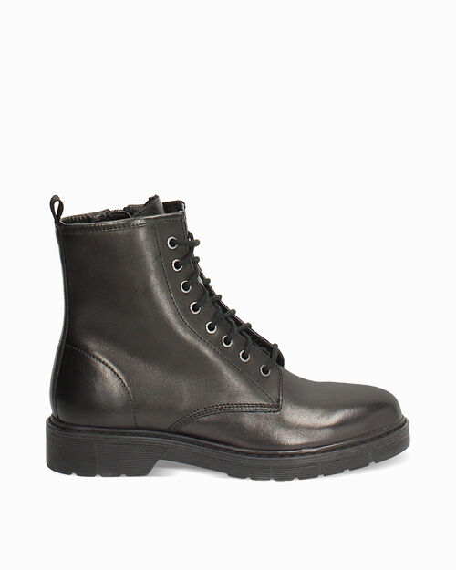 Anfibi neri in vera pelle, BLACK