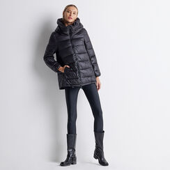 Piumino nero over, Primadonna, 226510111TSNEROL, 005 preview
