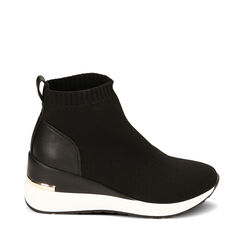 WOMEN SHOES SLIP ON FABRIC NERO, Primadonna, 227516547TSNERO036, 001a