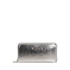 Portafogli laminato argento, Primadonna, 215122519LMARGEUNI, 001a