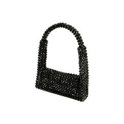 Mini-bag nera in pvc, Primadonna, 225102357PVNEROUNI, 002 preview