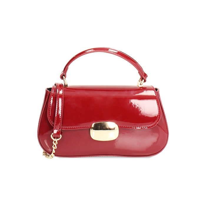 Mini bag cherry in vernice con tracolla removibile, Primadonna, 265126560VECHERUNI