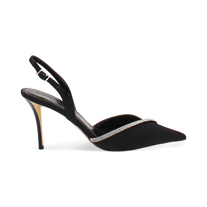 Zapato destalonado negro tac&oacute;n 8,4 cm, Primadonna, 272131404RSNERO035