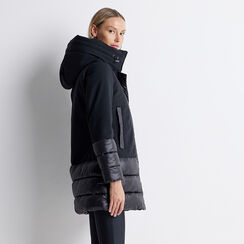 Piumino nero imbottito, Primadonna, 228502320TSNEROL, 003 preview