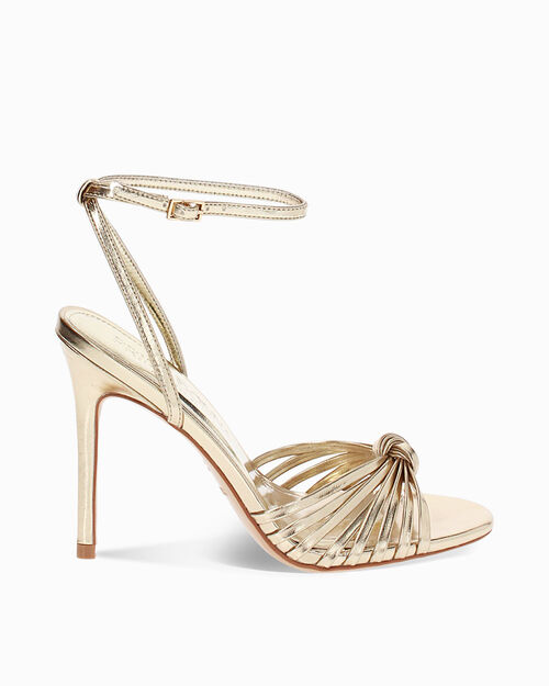 Sandali oro tacco 10,5 cm