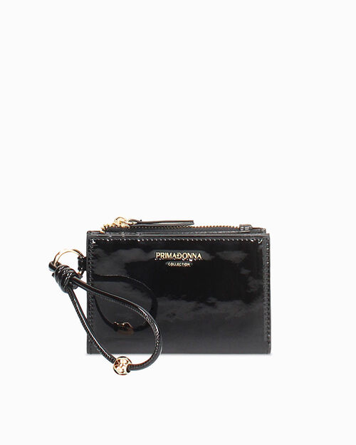 Portafoglio nero urban chic, BLACK