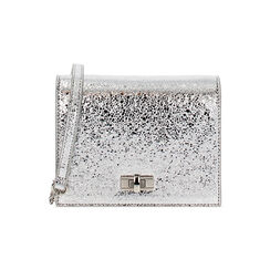 Mini bag argento in laminato crack, Promozioni, 245126053LCARGEUNI, 001 preview