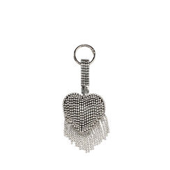 Portachiavi con strass argento, 240300995ETARGEUNI, 001a
