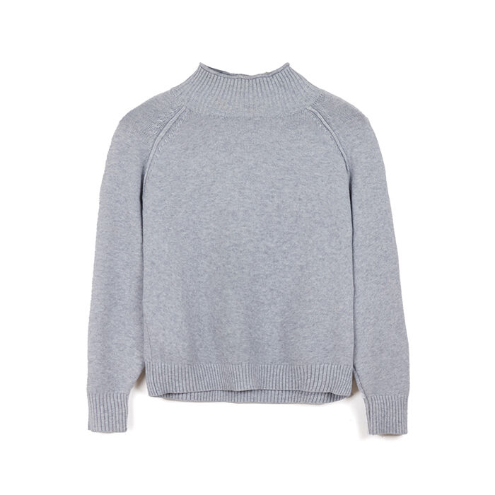 Maglia grigia in tessuto basic, Primadonna, 26U558585TSGRIGM