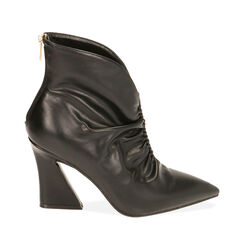 Ankle boots neri, tacco 9 cm , Primadonna, 202139309EPNERO036, 001a